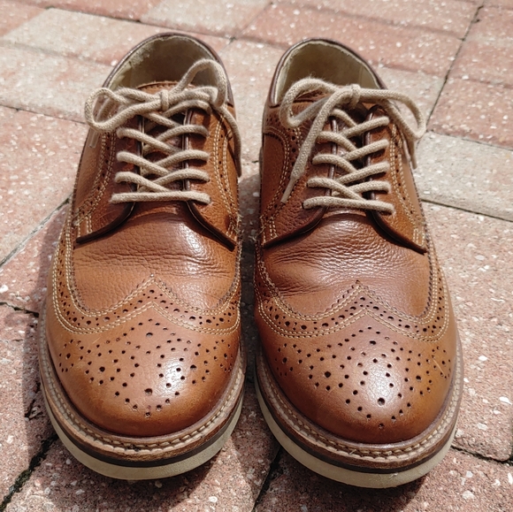 1901 Nordstrom Kyle Longwing Leather Brogues Sz 8M - Picture 7 of 13
